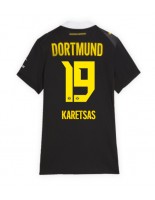 Borussia Dortmund Konstantinos Karetsas #19 Vieraspaita Naisten 2026-27 Lyhythihainen